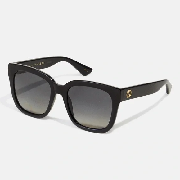 NEW GUCCI WOMEN BLACK SQUARE GG1338S 001 SUNGLASSES Gucci GG1338S 001 54 Sunglasses | Bassol Optic United States main image 2